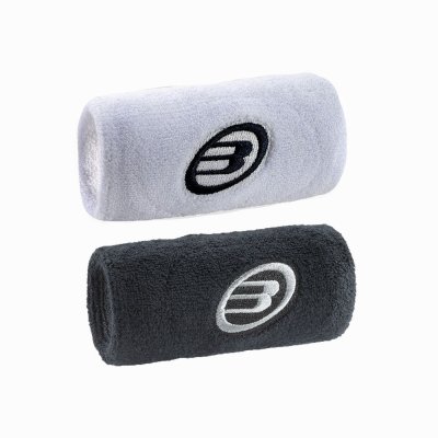 WRISTBAND BULLPADEL BPMU254 WHITE/BLACK