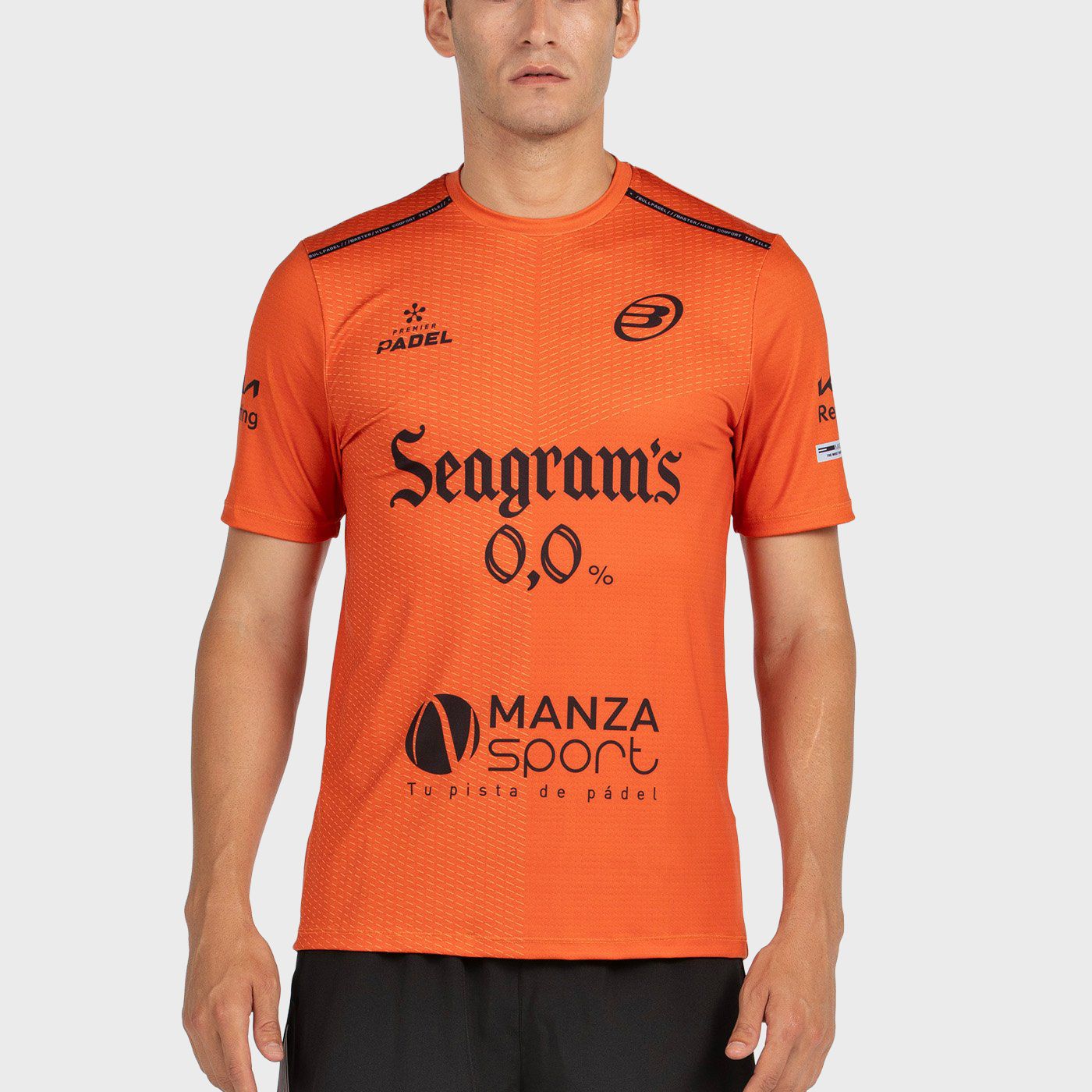 tienda de padel Madrid, tienda de padel online, tienda de padel españa, tienda de padel en linea, CAMISETA BULLPADEL MESIA PN AR