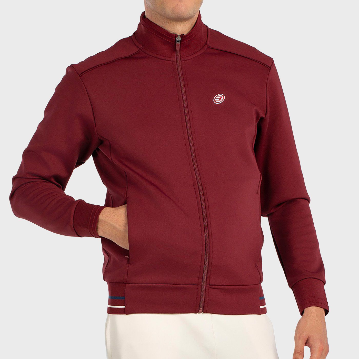 SWEATSHIRT BULLPADEL ABADIN BORDEAUX