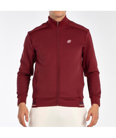 tienda de padel Madrid, tienda de padel online, tienda de padel españa, tienda de padel en linea, SUDADERA BULLPADEL ABADIN VINO