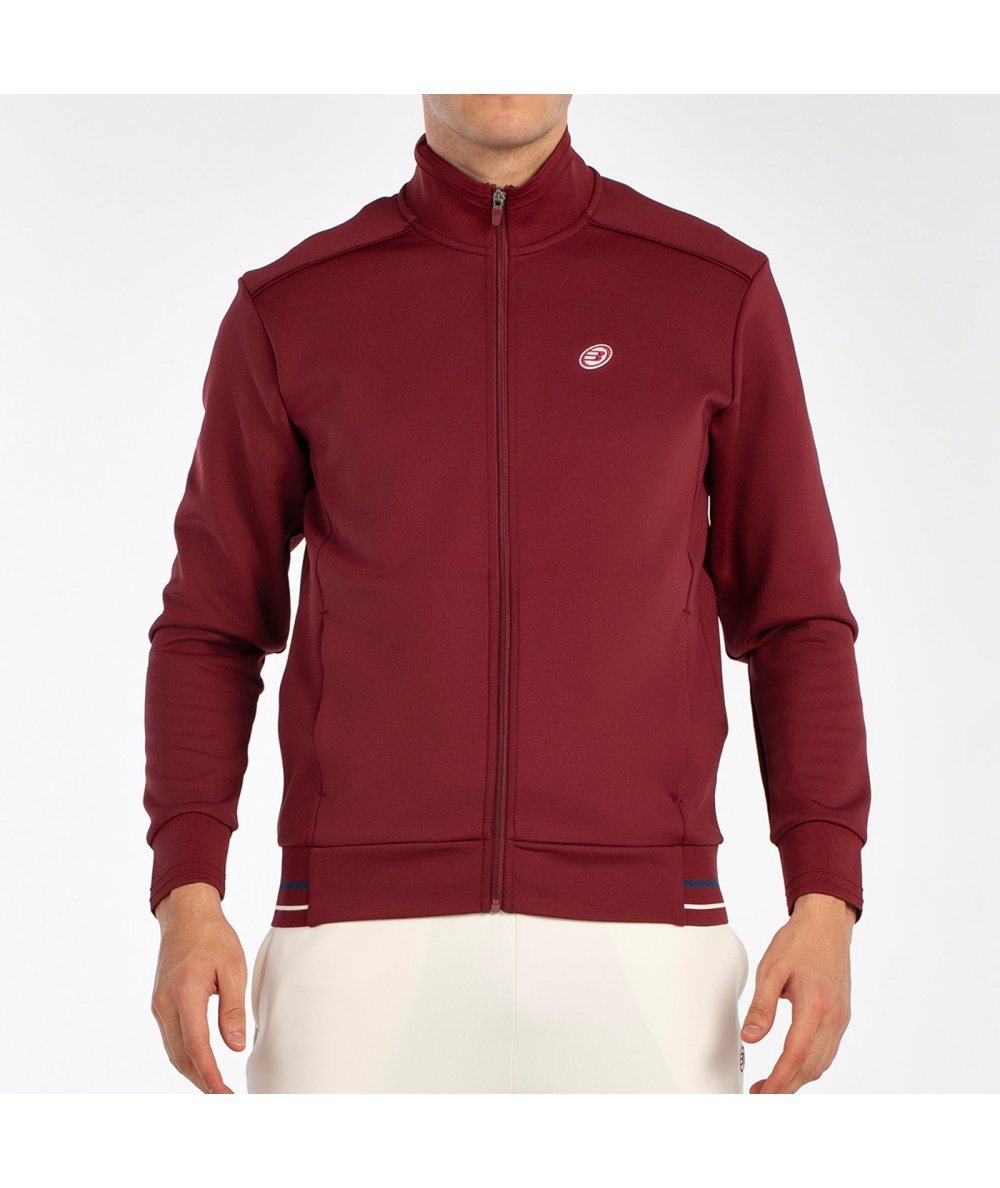 tienda de padel Madrid, tienda de padel online, tienda de padel españa, tienda de padel en linea, SUDADERA BULLPADEL ABADIN VINO