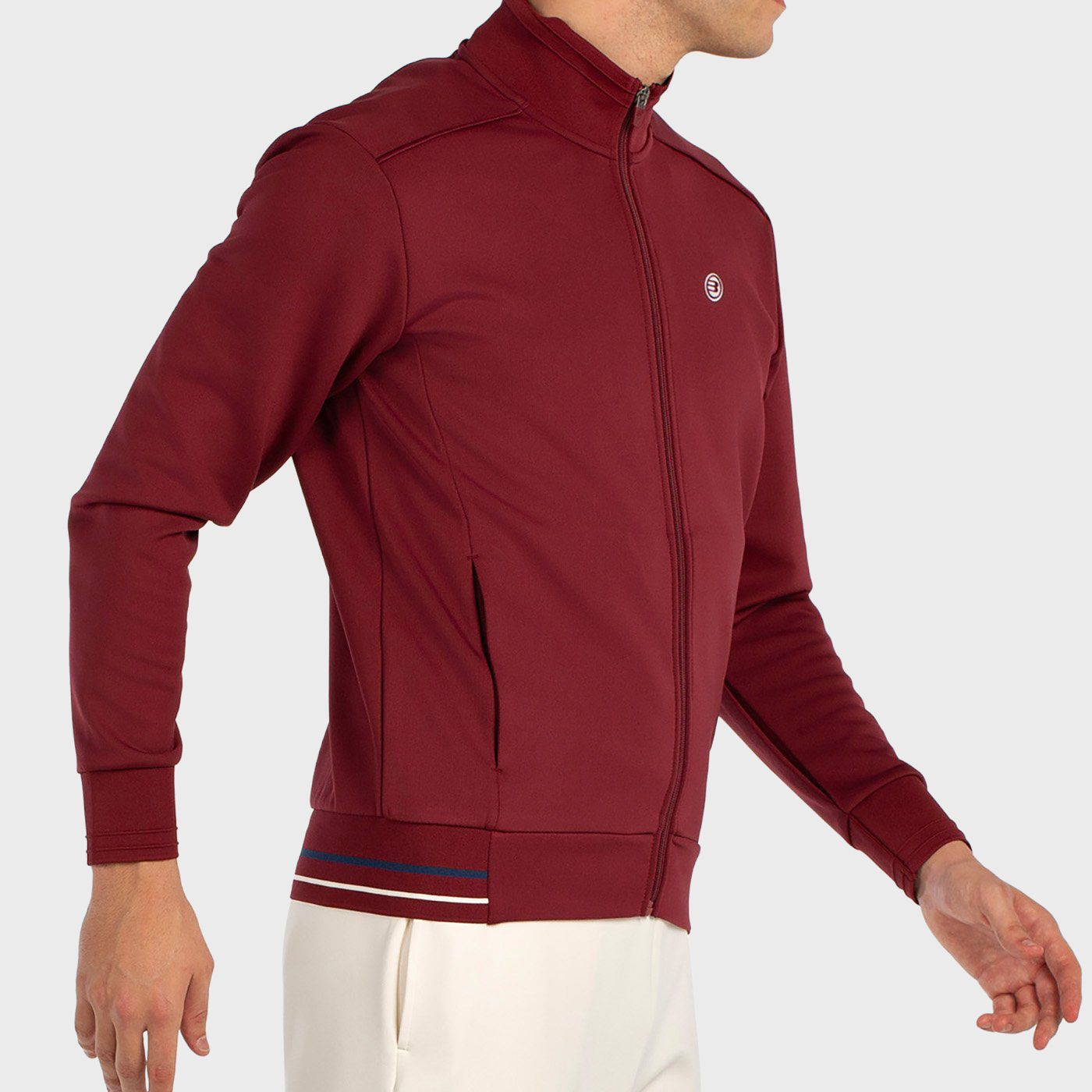 tienda de padel Madrid, tienda de padel online, tienda de padel españa, tienda de padel en linea, SUDADERA BULLPADEL ABADIN VINO
