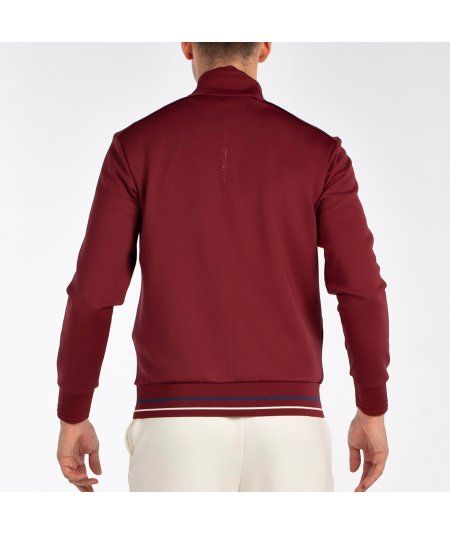 tienda de padel Madrid, tienda de padel online, tienda de padel españa, tienda de padel en linea, SUDADERA BULLPADEL ABADIN VINO