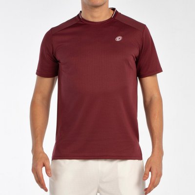 tienda de padel Madrid, tienda de padel online, tienda de padel españa, tienda de padel en linea, CAMISETA BULLPADEL ACRUX VINO 