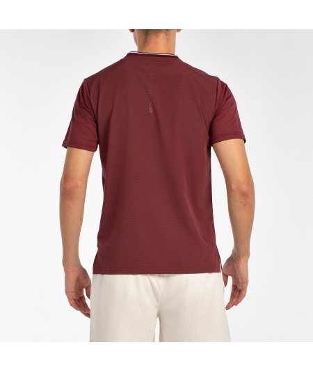tienda de padel Madrid, tienda de padel online, tienda de padel españa, tienda de padel en linea, CAMISETA BULLPADEL ACRUX VINO 