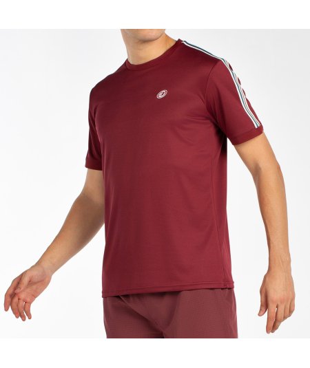 tienda de padel Madrid, tienda de padel online, tienda de padel españa, tienda de padel en linea, CAMISETA BULLPADEL ALDER VINO 