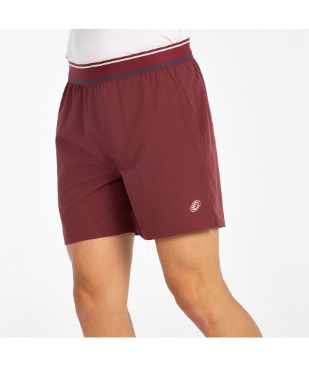 tienda de padel Madrid, tienda de padel online, tienda de padel españa, tienda de padel en linea, SHORT BULLPADEL ALU VINO BURDE