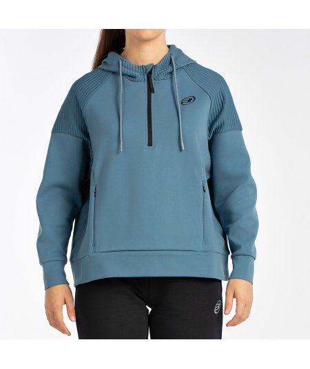 tienda de padel Madrid, tienda de padel online, tienda de padel españa, tienda de padel en linea, SUDADERA BULLPADEL BATEO AZUL 