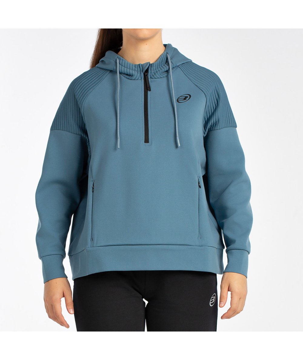 tienda de padel Madrid, tienda de padel online, tienda de padel españa, tienda de padel en linea, SUDADERA BULLPADEL BATEO AZUL 