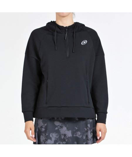 tienda de padel Madrid, tienda de padel online, tienda de padel españa, tienda de padel en linea, SUDADERA BULLPADEL BATEO NEGRO