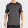 CAMISETA BULLPADEL BECERRE NEGRO TEJ.BICOLOR