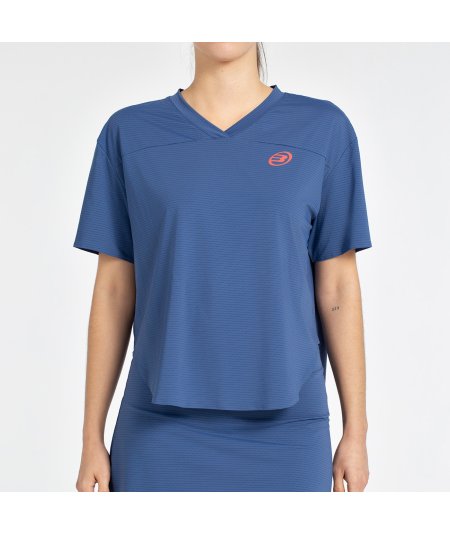 tienda de padel Madrid, tienda de padel online, tienda de padel españa, tienda de padel en linea, CAMISETA BULLPADEL BELVIS AZUL