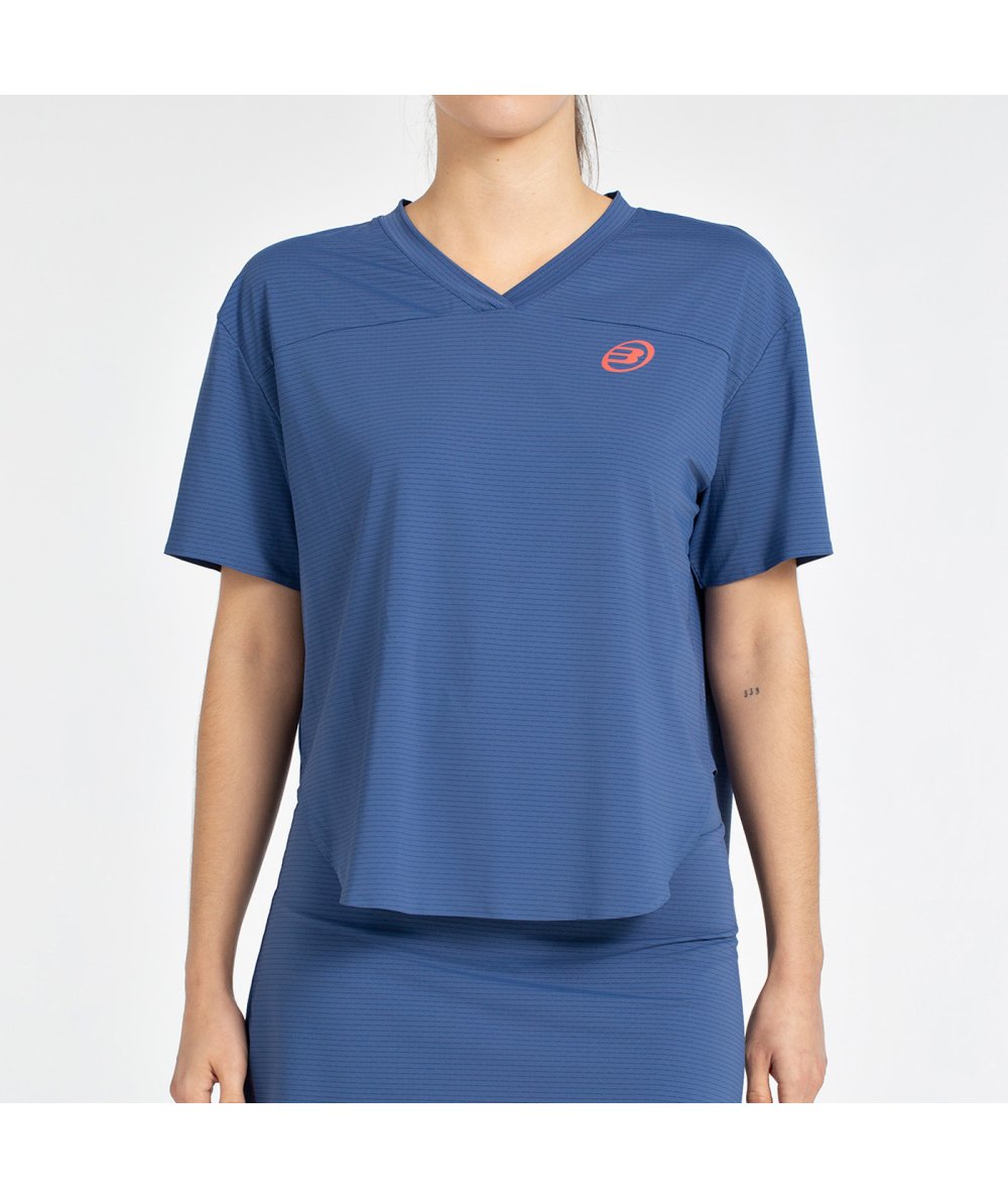 tienda de padel Madrid, tienda de padel online, tienda de padel españa, tienda de padel en linea, CAMISETA BULLPADEL BELVIS AZUL