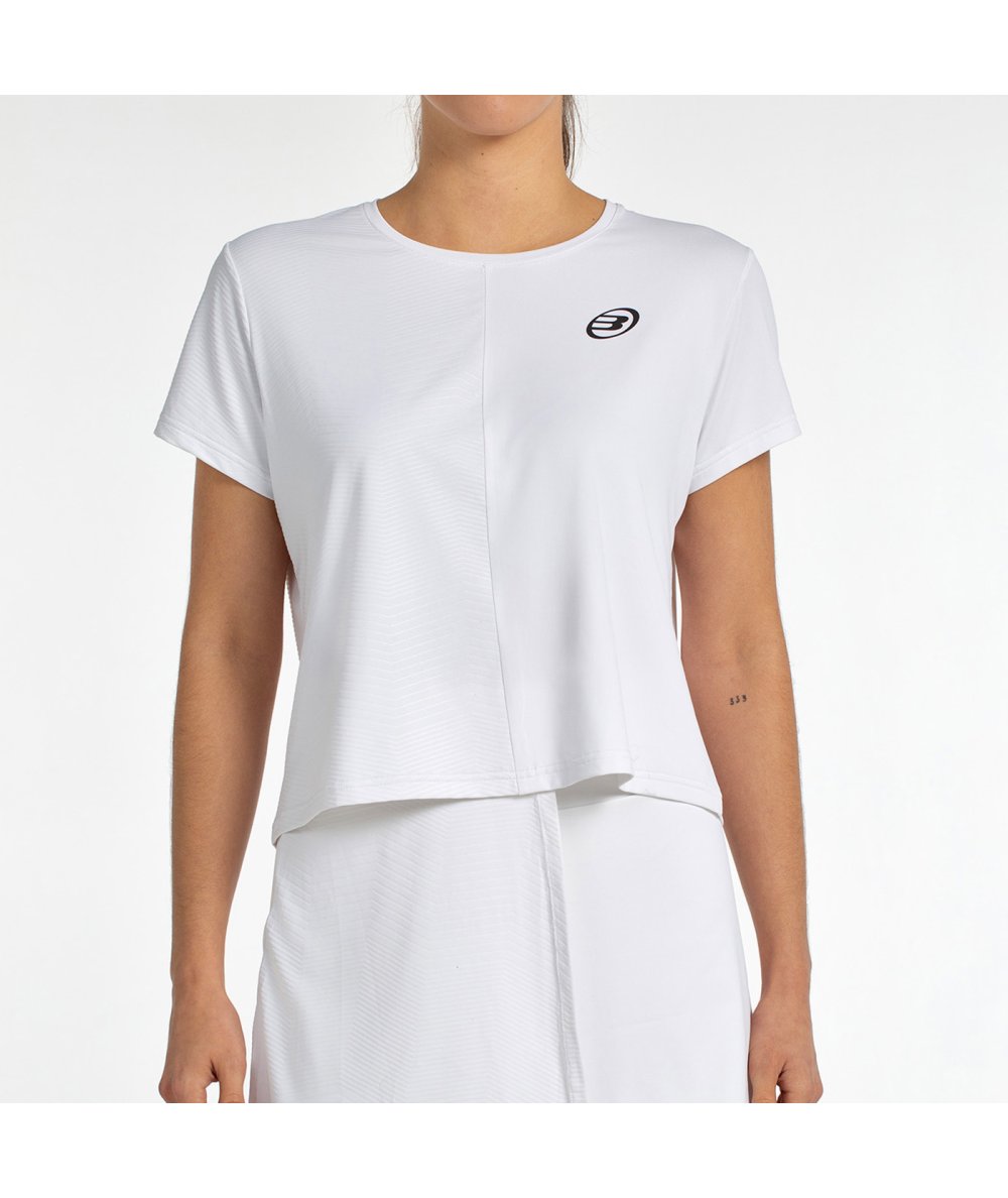 tienda de padel Madrid, tienda de padel online, tienda de padel españa, tienda de padel en linea, CAMISETA BULLPADEL BILME BLANC