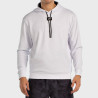 SUDADERA BULLPADEL BINEE BLANCO