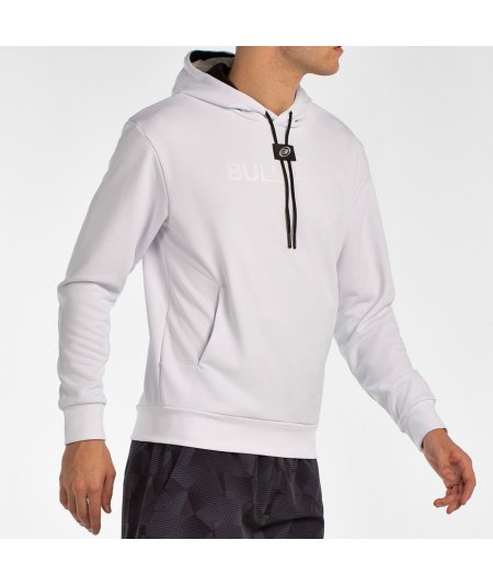 tienda de padel Madrid, tienda de padel online, tienda de padel españa, tienda de padel en linea, SUDADERA BULLPADEL BINEE BLANC