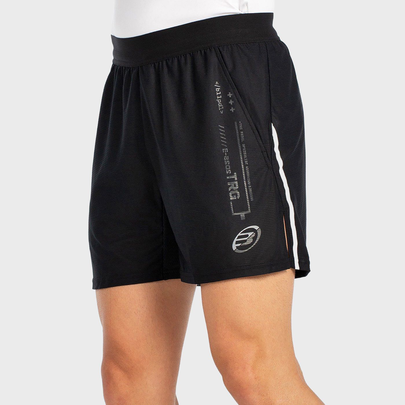 SHORTS BULLPADEL BLANCOS BLACK