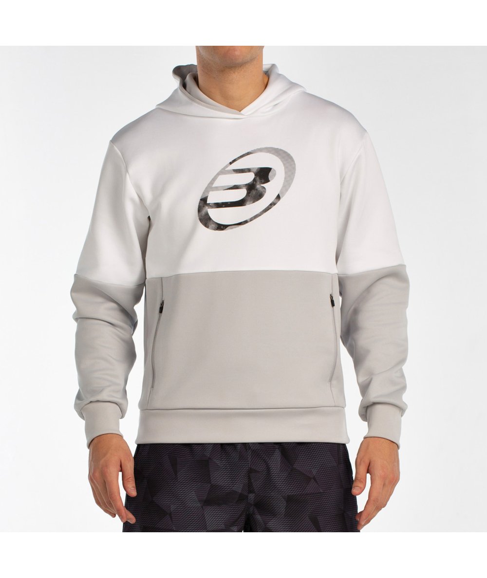 tienda de padel Madrid, tienda de padel online, tienda de padel españa, tienda de padel en linea, SUDADERA BULLPADEL BOYAL BLANC