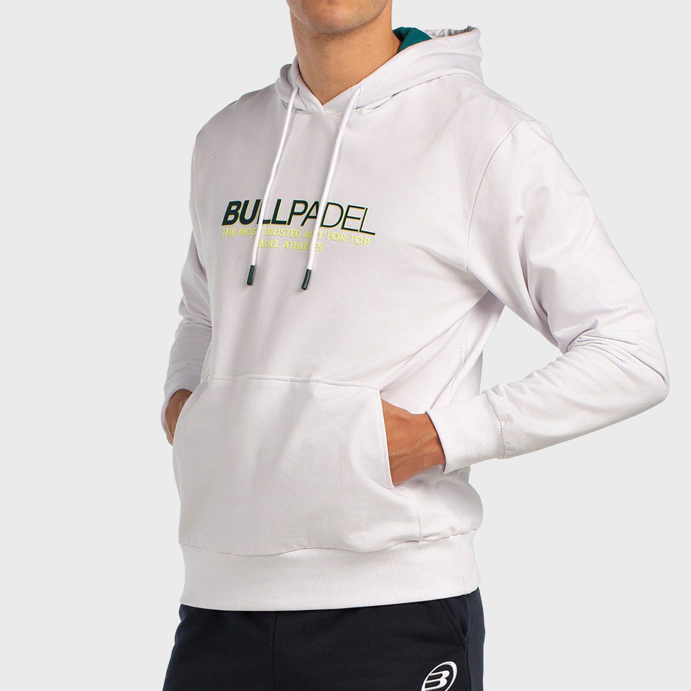 SWEAT-SHIRT BULLPADEL BOYEN BLANC
