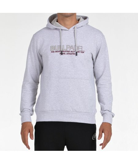 tienda de padel Madrid, tienda de padel online, tienda de padel españa, tienda de padel en linea, SUDADERA BULLPADEL BOYEN GRIS 