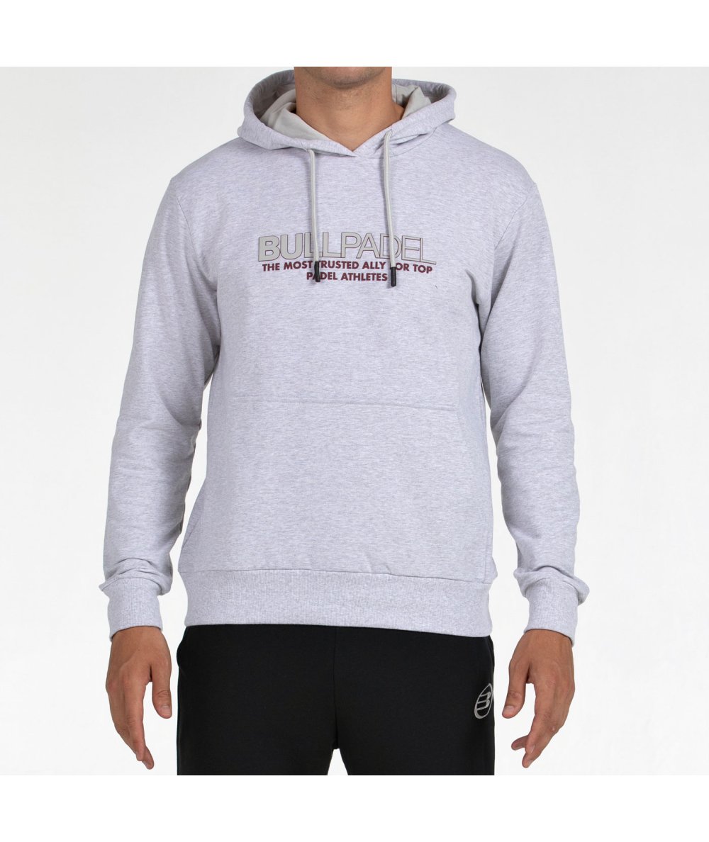 tienda de padel Madrid, tienda de padel online, tienda de padel españa, tienda de padel en linea, SUDADERA BULLPADEL BOYEN GRIS 