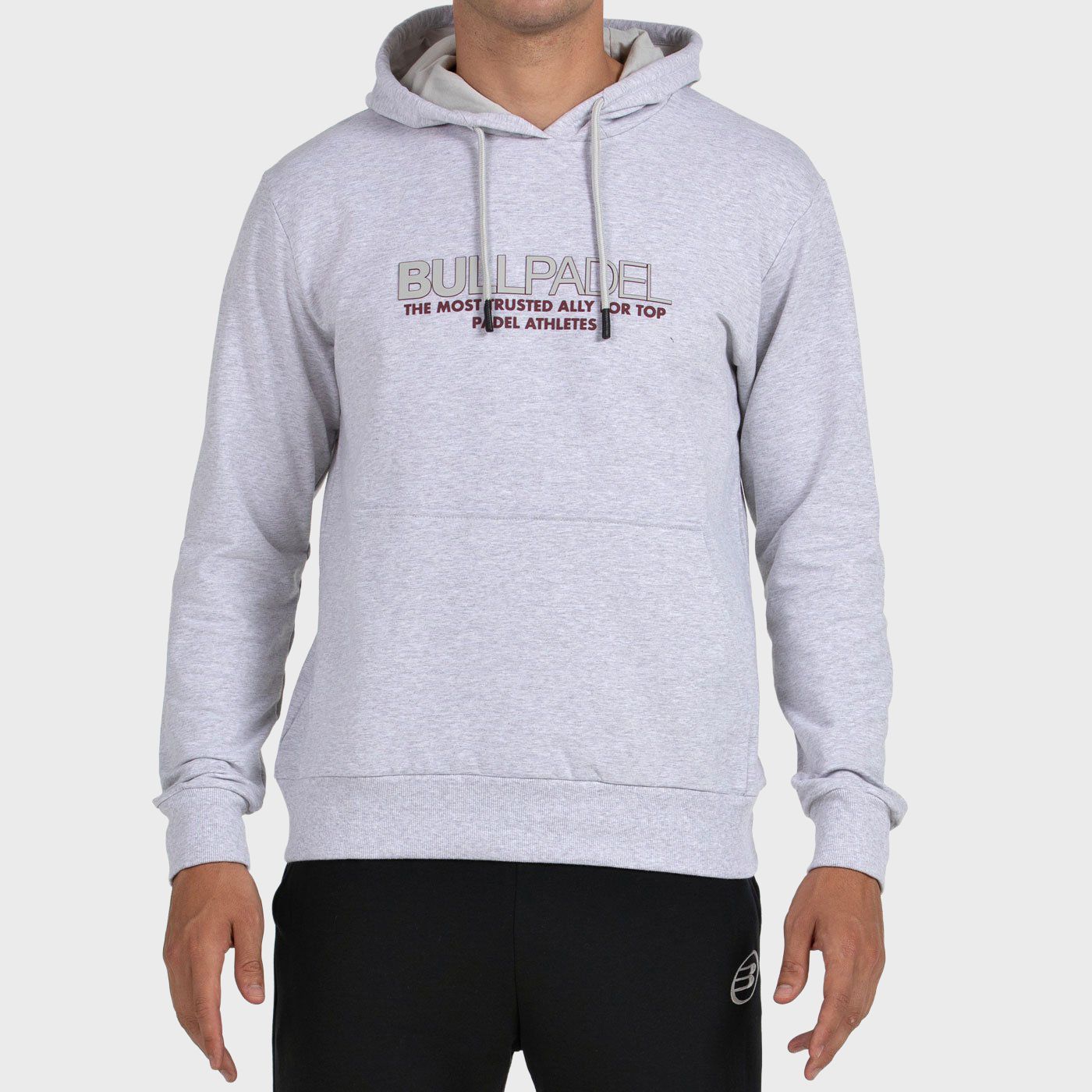 FELPA BULLPADEL BOYEN GRIGIO CHIARO VIGORE
