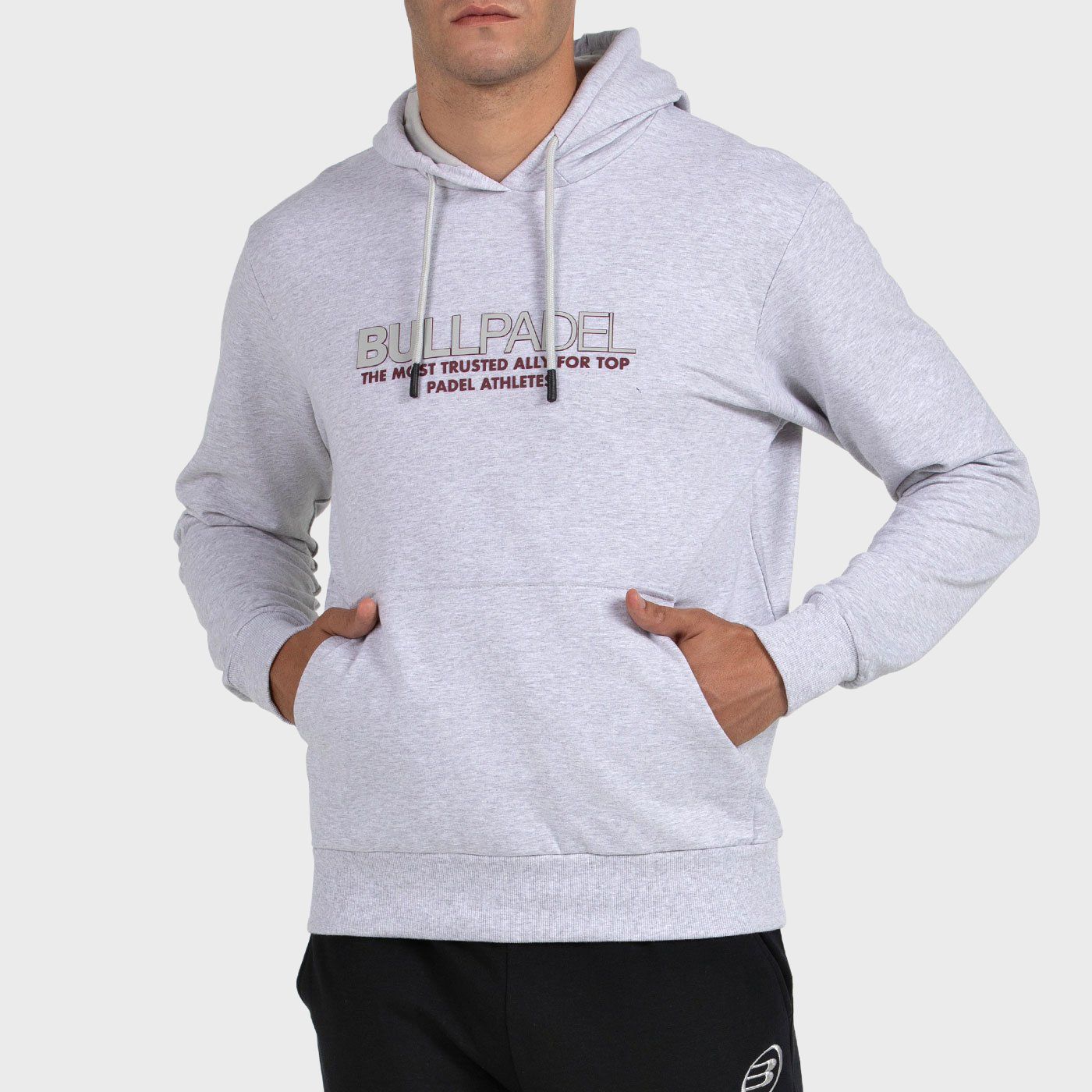 BULLPADEL BOYEN LIGHT GREY VIGORE SWEATSHIRT