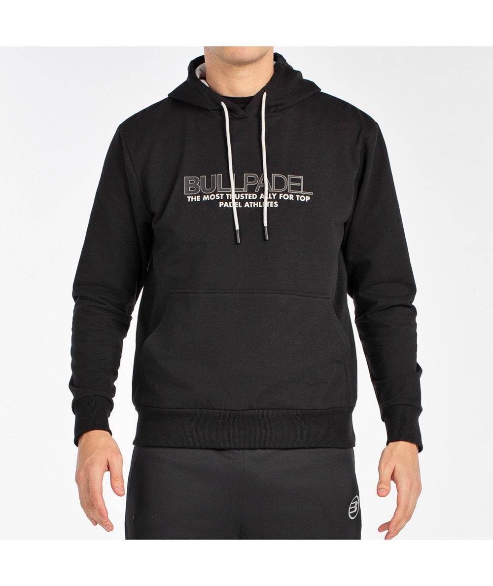 tienda de padel Madrid, tienda de padel online, tienda de padel españa, tienda de padel en linea, SUDADERA BULLPADEL BOYEN NEGRO