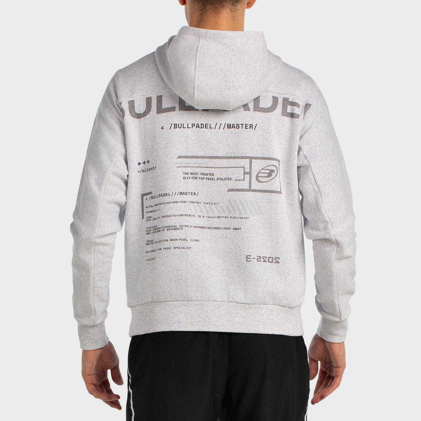FELPA BULLPADEL BREAS GRIGIO CHIARO VIGORE