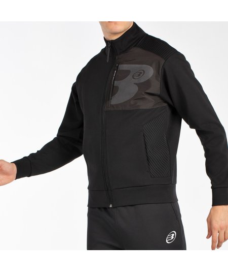tienda de padel Madrid, tienda de padel online, tienda de padel españa, tienda de padel en linea, SUDADERA BULLPADEL BREEN NEGRO