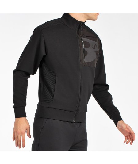 tienda de padel Madrid, tienda de padel online, tienda de padel españa, tienda de padel en linea, SUDADERA BULLPADEL BREEN NEGRO