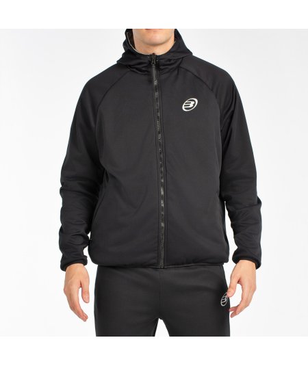 tienda de padel Madrid, tienda de padel online, tienda de padel españa, tienda de padel en linea, CHAQUETA BULLPADEL BUCES NEGRO