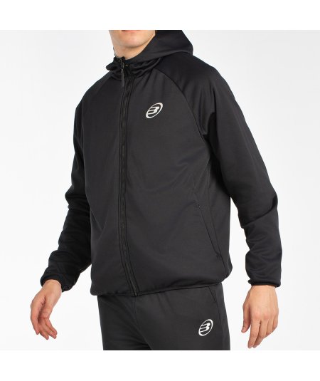 tienda de padel Madrid, tienda de padel online, tienda de padel españa, tienda de padel en linea, CHAQUETA BULLPADEL BUCES NEGRO
