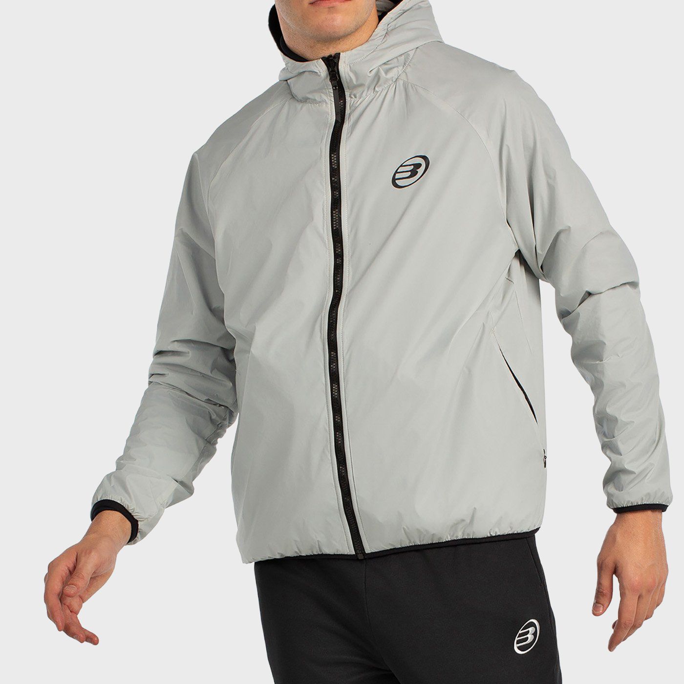 BULLPADEL BUCES BLACK/STONE JACKET