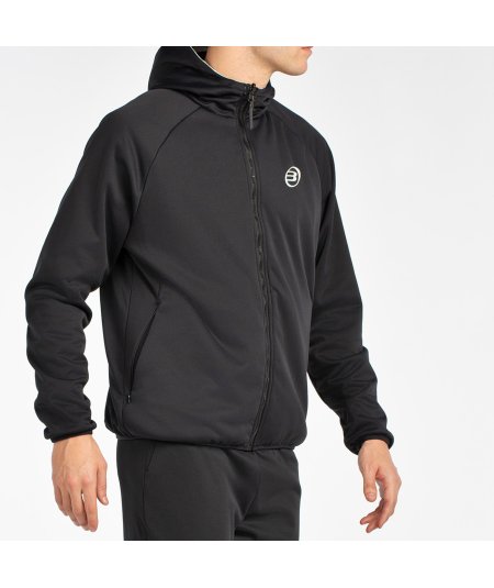 tienda de padel Madrid, tienda de padel online, tienda de padel españa, tienda de padel en linea, CHAQUETA BULLPADEL BUCES NEGRO