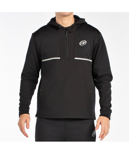 tienda de padel Madrid, tienda de padel online, tienda de padel españa, tienda de padel en linea, SUDADERA BULLPADEL BUZAS NEGRO