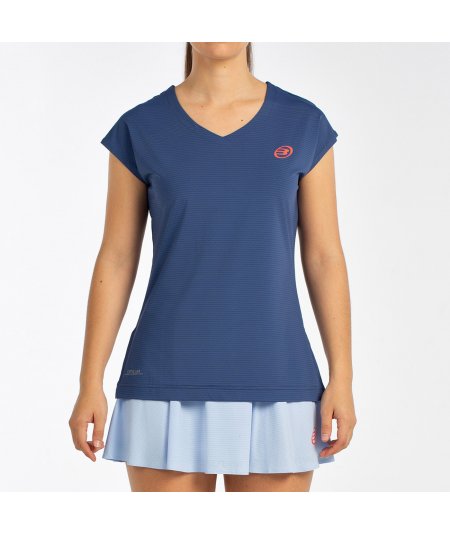 tienda de padel Madrid, tienda de padel online, tienda de padel españa, tienda de padel en linea, CAMISETA BULLPADEL COVELO AZUL
