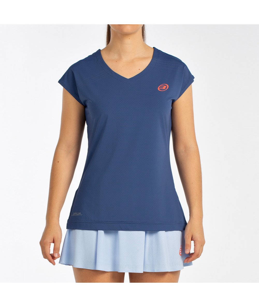tienda de padel Madrid, tienda de padel online, tienda de padel españa, tienda de padel en linea, CAMISETA BULLPADEL COVELO AZUL