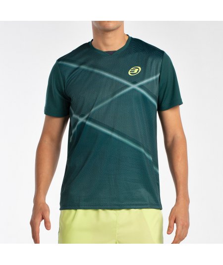tienda de padel Madrid, tienda de padel online, tienda de padel españa, tienda de padel en linea, CAMISETA BULLPADEL LADRA VERDE