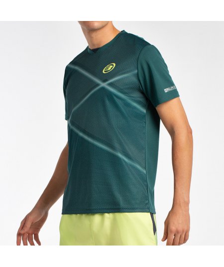 tienda de padel Madrid, tienda de padel online, tienda de padel españa, tienda de padel en linea, CAMISETA BULLPADEL LADRA VERDE