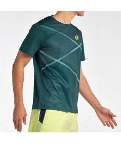 tienda de padel Madrid, tienda de padel online, tienda de padel españa, tienda de padel en linea, CAMISETA BULLPADEL LADRA VERDE