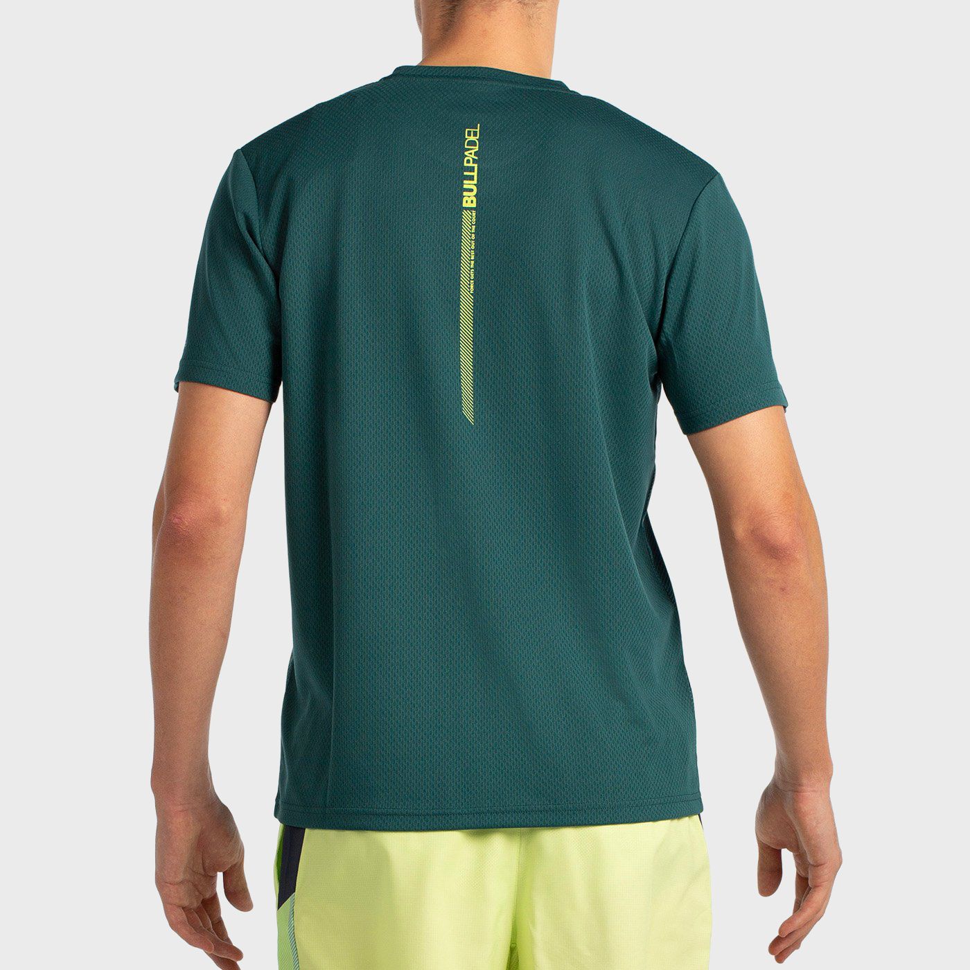 tienda de padel Madrid, tienda de padel online, tienda de padel españa, tienda de padel en linea, CAMISETA BULLPADEL LADRA VERDE