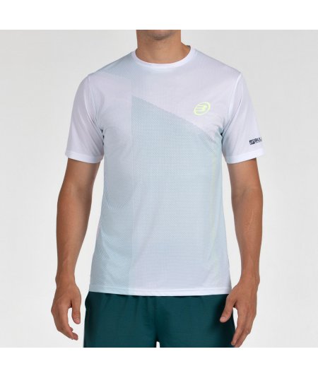 tienda de padel Madrid, tienda de padel online, tienda de padel españa, tienda de padel en linea, CAMISETA BULLPADEL LAGAR BLANC