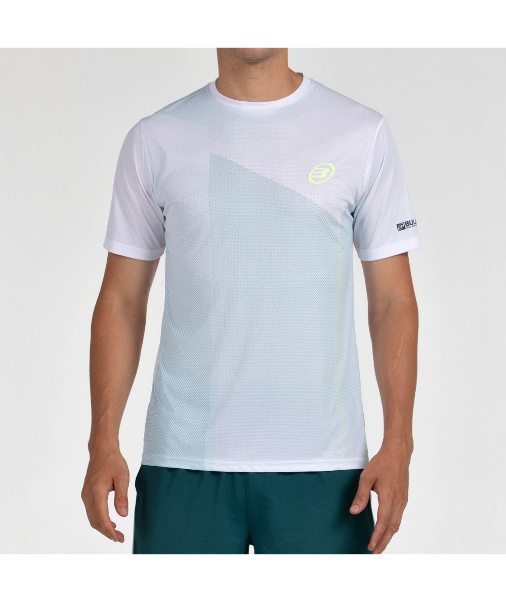 tienda de padel Madrid, tienda de padel online, tienda de padel españa, tienda de padel en linea, CAMISETA BULLPADEL LAGAR BLANC