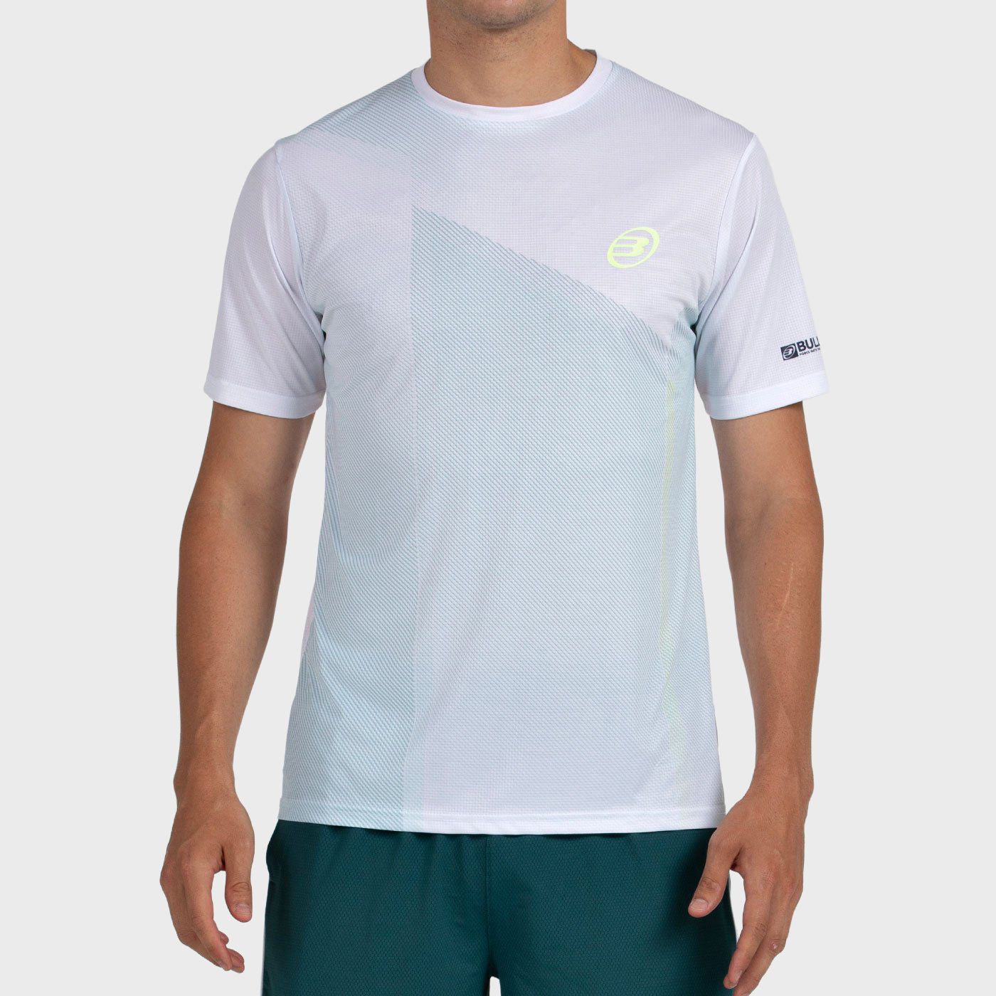tienda de padel Madrid, tienda de padel online, tienda de padel españa, tienda de padel en linea, CAMISETA BULLPADEL LAGAR BLANC