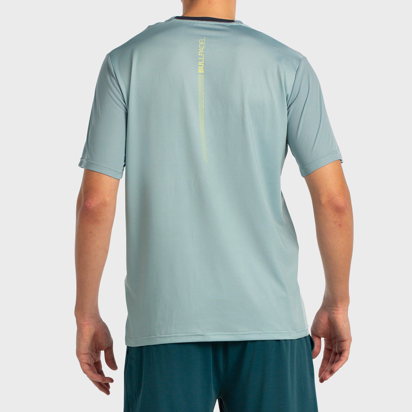 T-SHIRT BULLPADEL LAGAR BLEU VERT