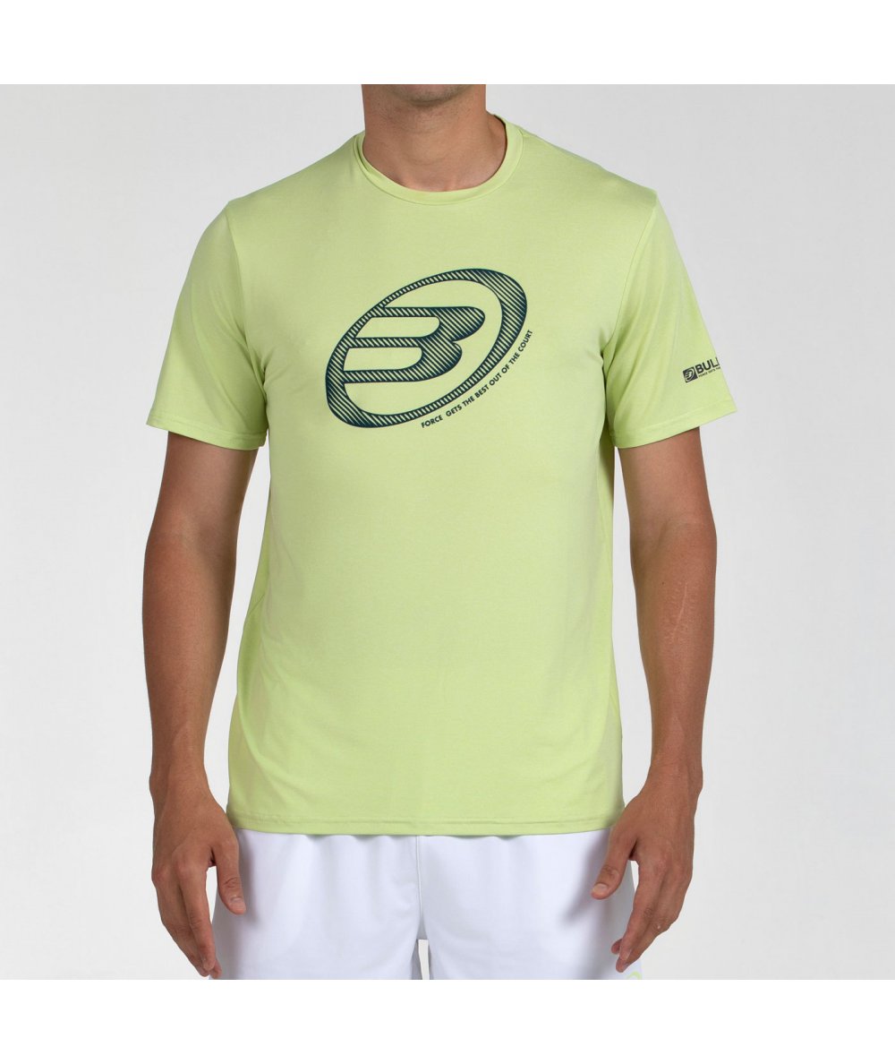 tienda de padel Madrid, tienda de padel online, tienda de padel españa, tienda de padel en linea, CAMISETA BULLPADEL LANDE LIMON