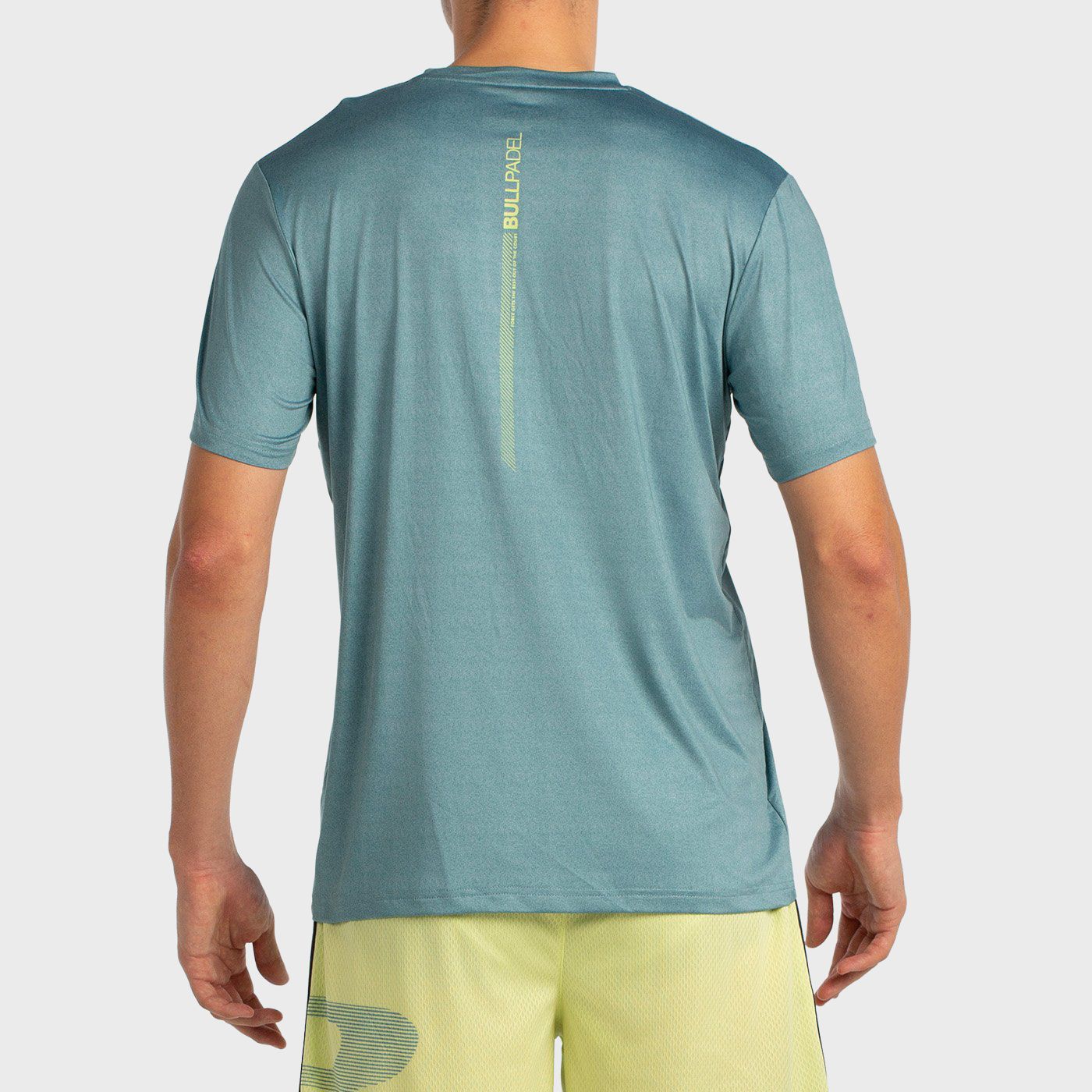 T-SHIRT BULLPADEL LANDE BLEU VERT VIGORE