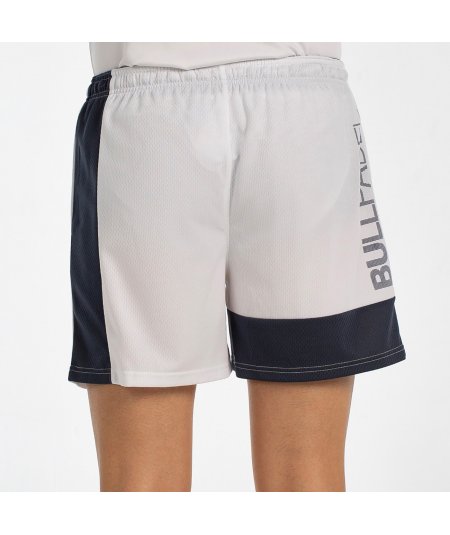 tienda de padel Madrid, tienda de padel online, tienda de padel españa, tienda de padel en linea, SHORT BULLPADEL LARACHA  BLANC