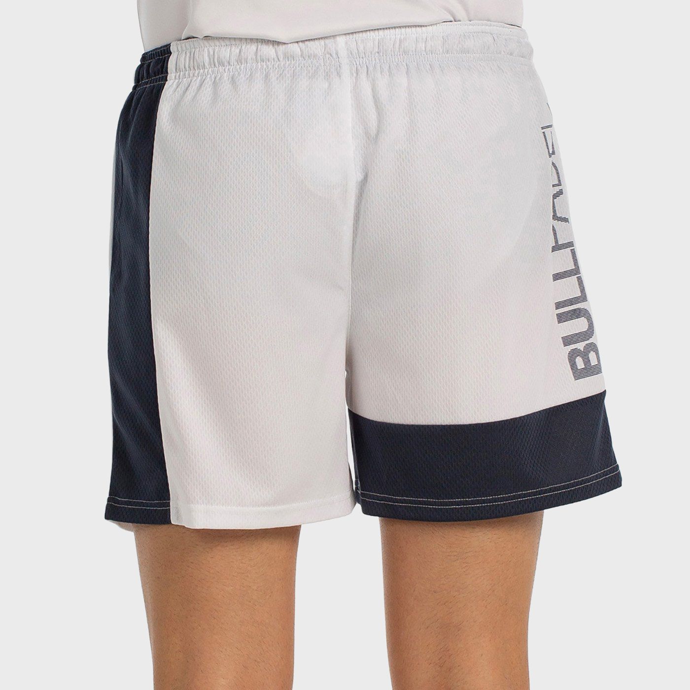 tienda de padel Madrid, tienda de padel online, tienda de padel españa, tienda de padel en linea, SHORT BULLPADEL LARACHA  BLANC